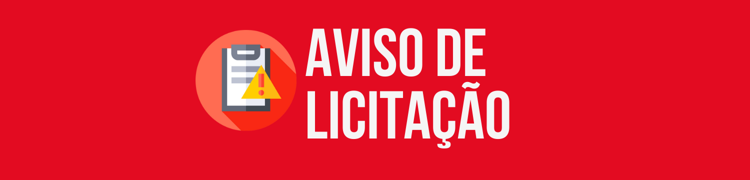 aviso de licitação